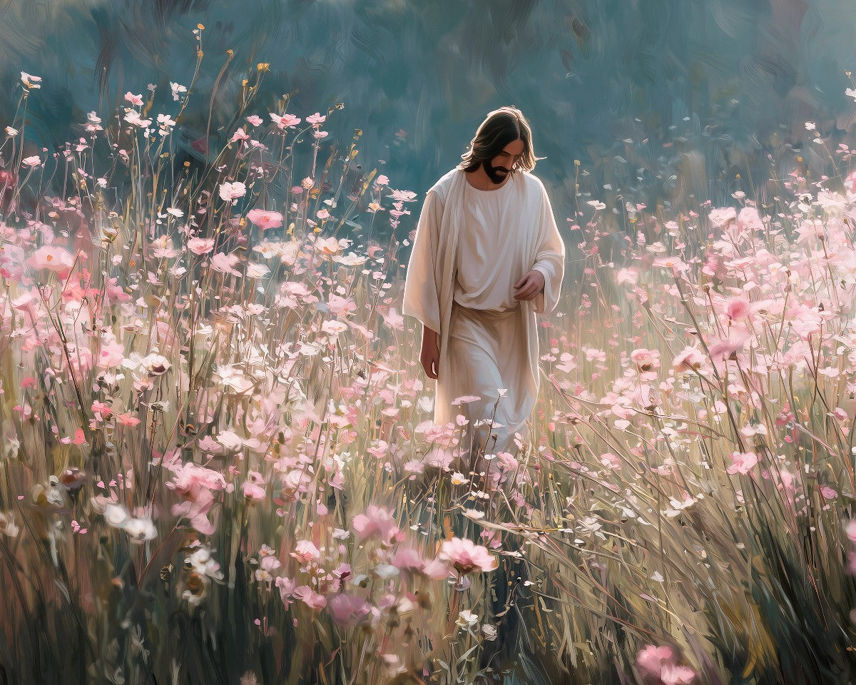 Jesus In The Meadow