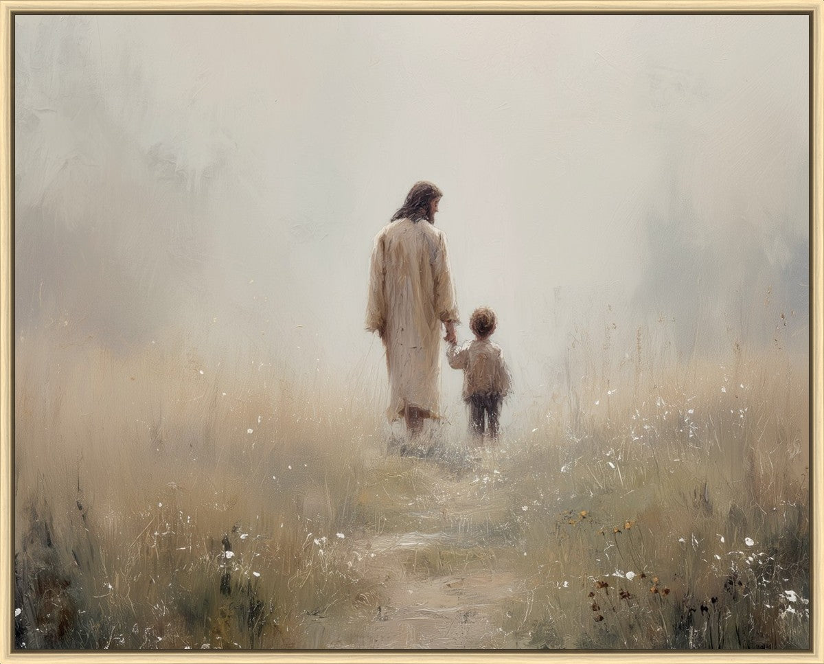 Hand in Hand with Jesus (Boy)