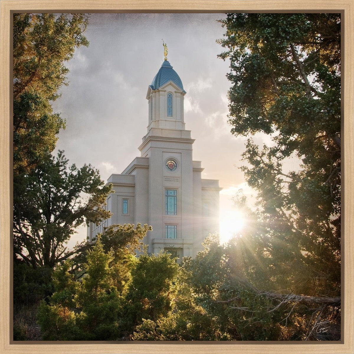 Cedar City Brightness and Glory Gallery Wrap