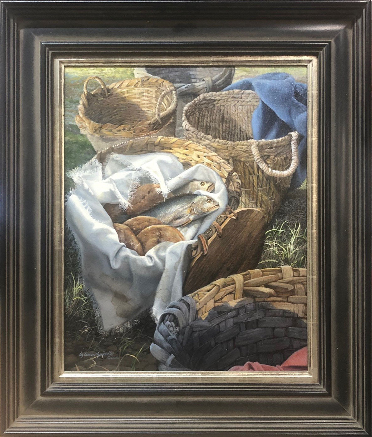 Loaves and Fishes Original Artwork