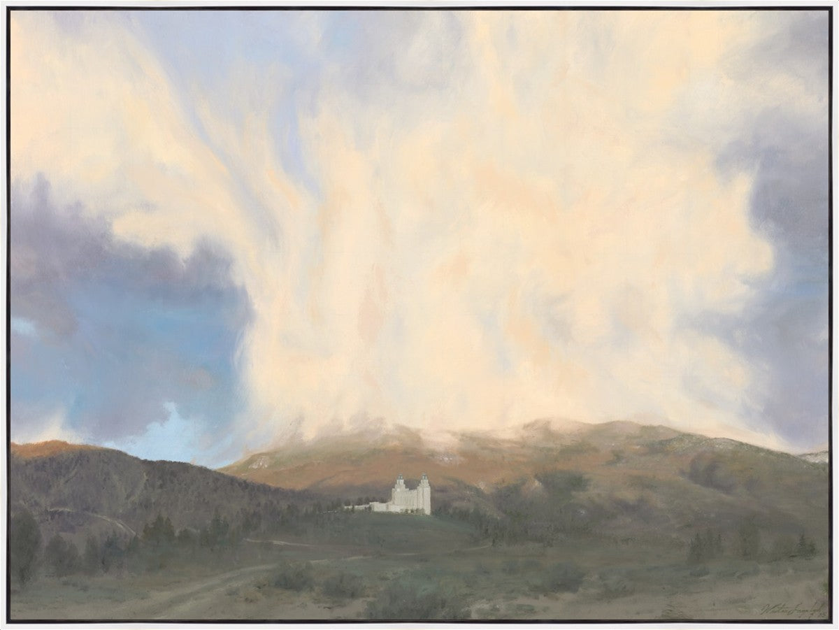 Pillar of Fire to Give Them Light Large Wall Art Gallery Wrap