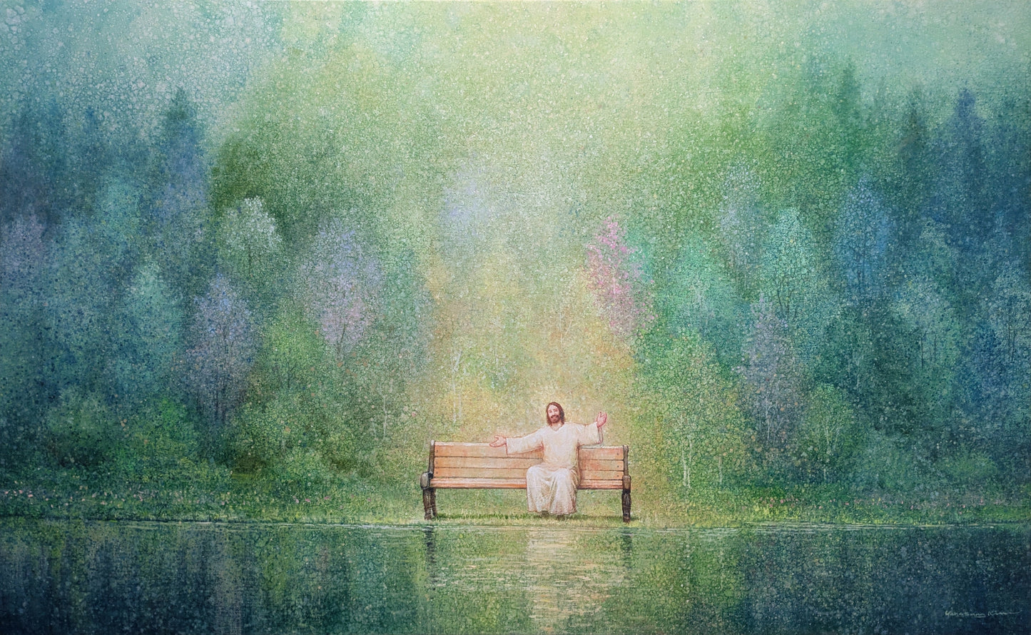 Come Unto Me and I Will Give You Rest Original Artwork