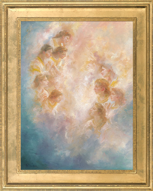 The Heavens Are Open Original Artwork