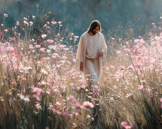 Jesus In The Meadow