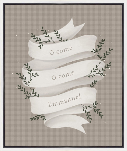 O Come Emmanuel Tan Gallery Wrap