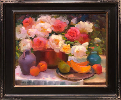 Abundance and Gratitude Oil on Canvas Original Artwork
