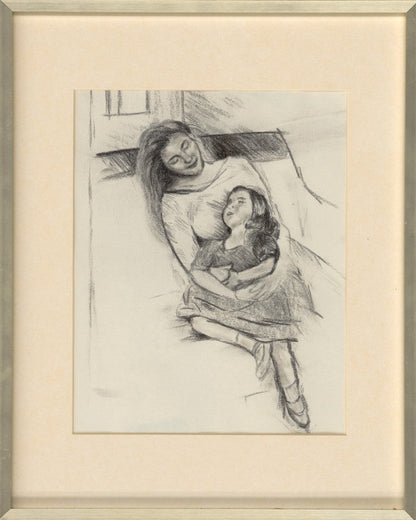 ‘Mother Garden’ (After Cassatt, 1908) Original Artwork