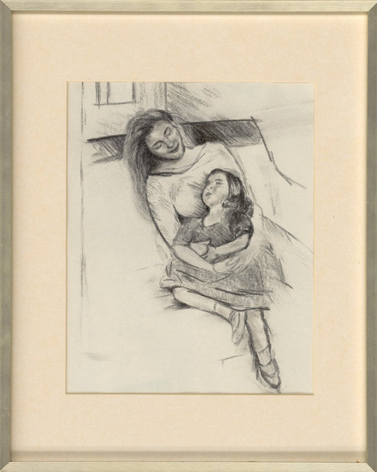 ‘Mother Garden’ (After Cassatt, 1908) Original Artwork