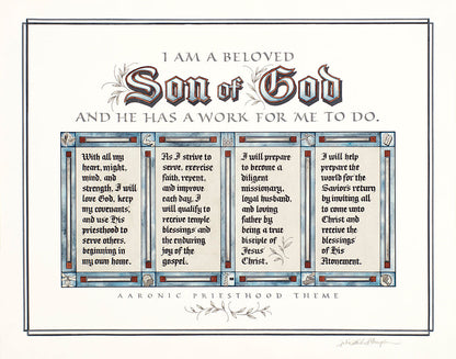 Aaronic Priesthood Theme Original Artwork