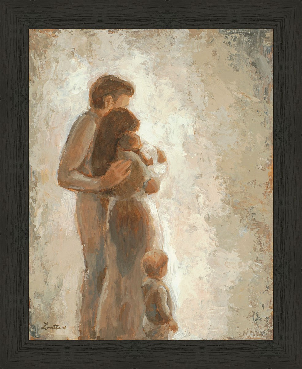 Family Looking Towards the Light