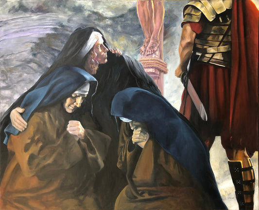 The Women Mourning Him Original Artwork