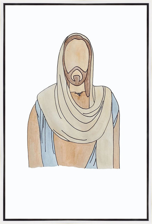 Jesus Watercolor Gallery Wrap