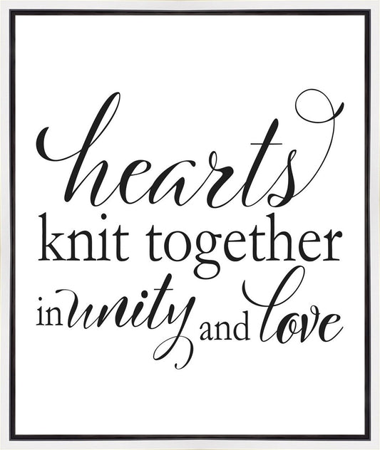 Hearts Knit Gallery Wrap