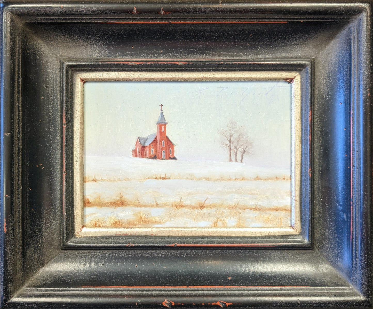 Three Trees and a Church Original