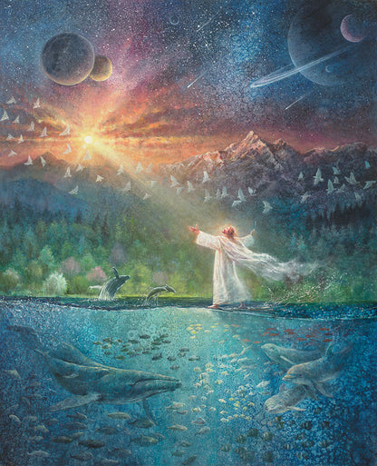 Symphony Of Praise Original Painting 51 x 63