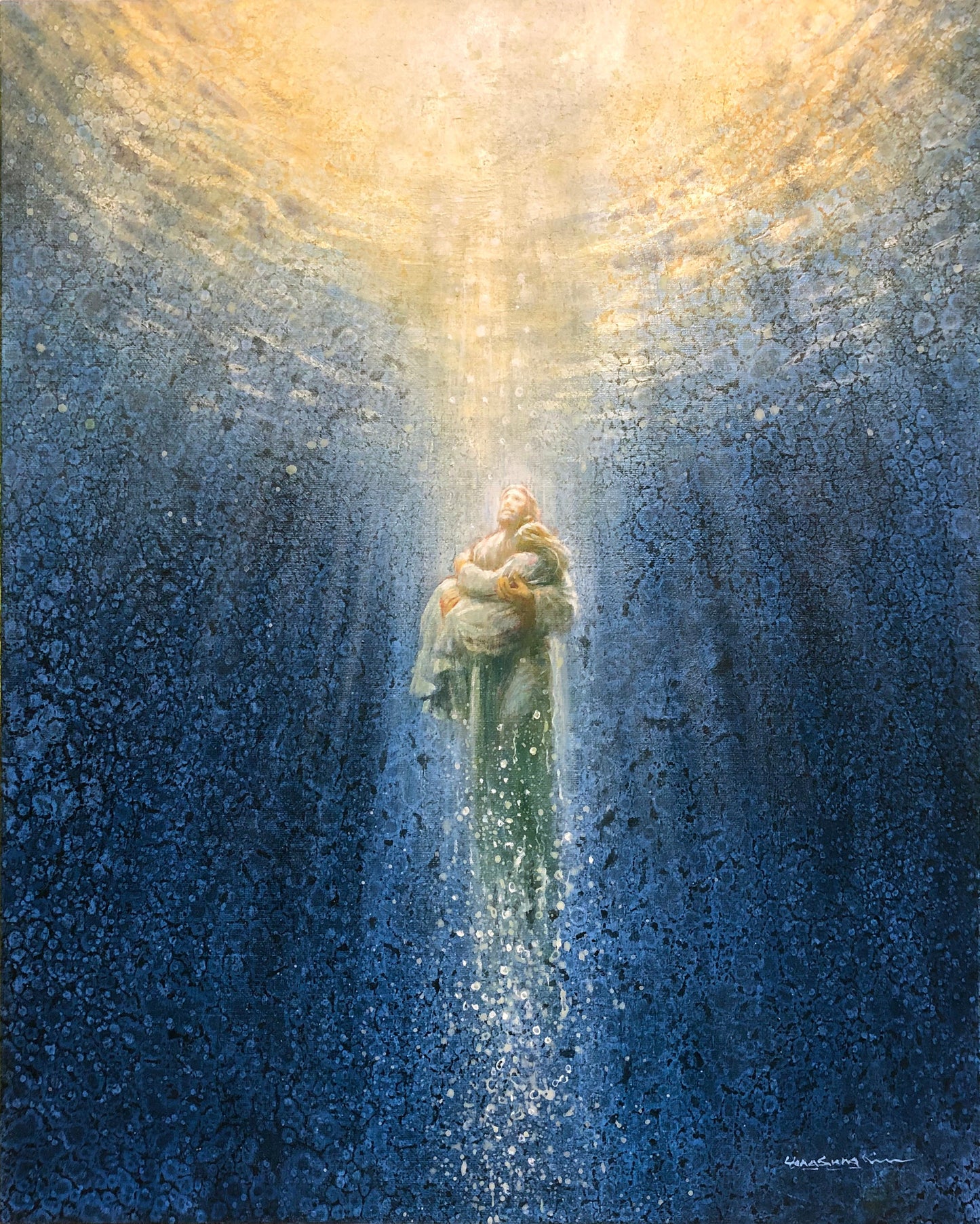 Rescue Me Original Painting 18 x 22