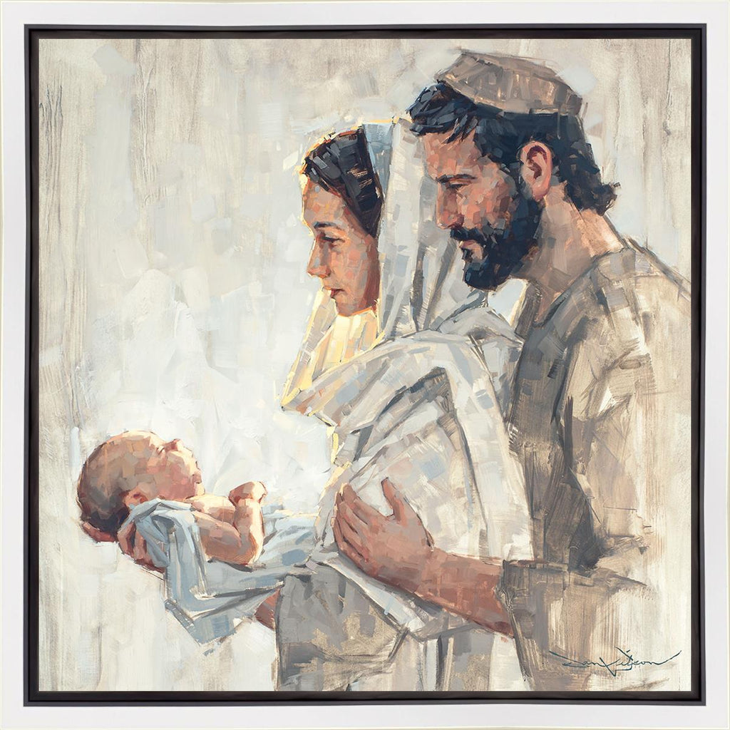 A Light Unto Us Gallery Wrap - Masterwork Canvas - Jesus is the Christ Prints