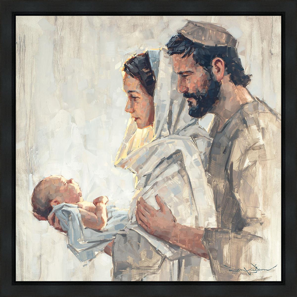 A Light Unto Us Gallery Wrap - Masterwork Canvas - Jesus is the Christ Prints