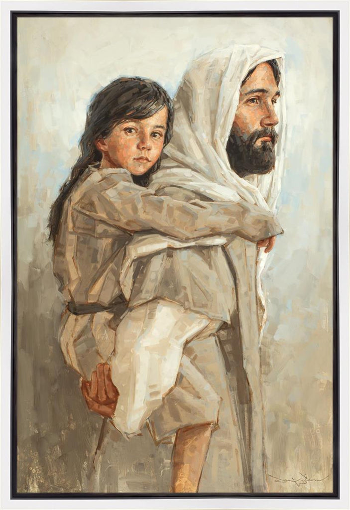 Carrying Her Home Gallery Wrap - Masterwork Canvas - Jesus is the Christ Prints