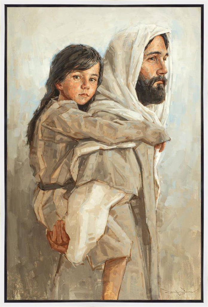 Carrying Her Home Gallery Wrap - Masterwork Canvas - Jesus is the Christ Prints