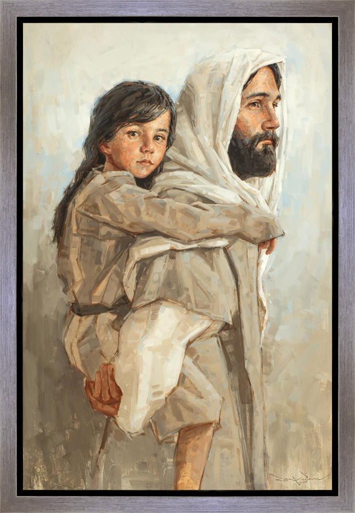 Carrying Her Home Gallery Wrap - Masterwork Canvas - Jesus is the Christ Prints