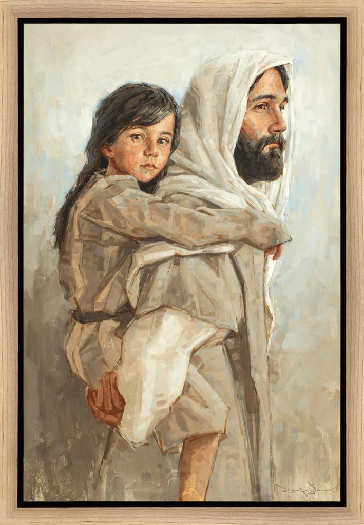 Carrying Her Home Gallery Wrap - Masterwork Canvas - Jesus is the Christ Prints