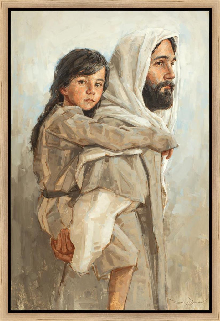 Carrying Her Home Gallery Wrap - Masterwork Canvas - Jesus is the Christ Prints