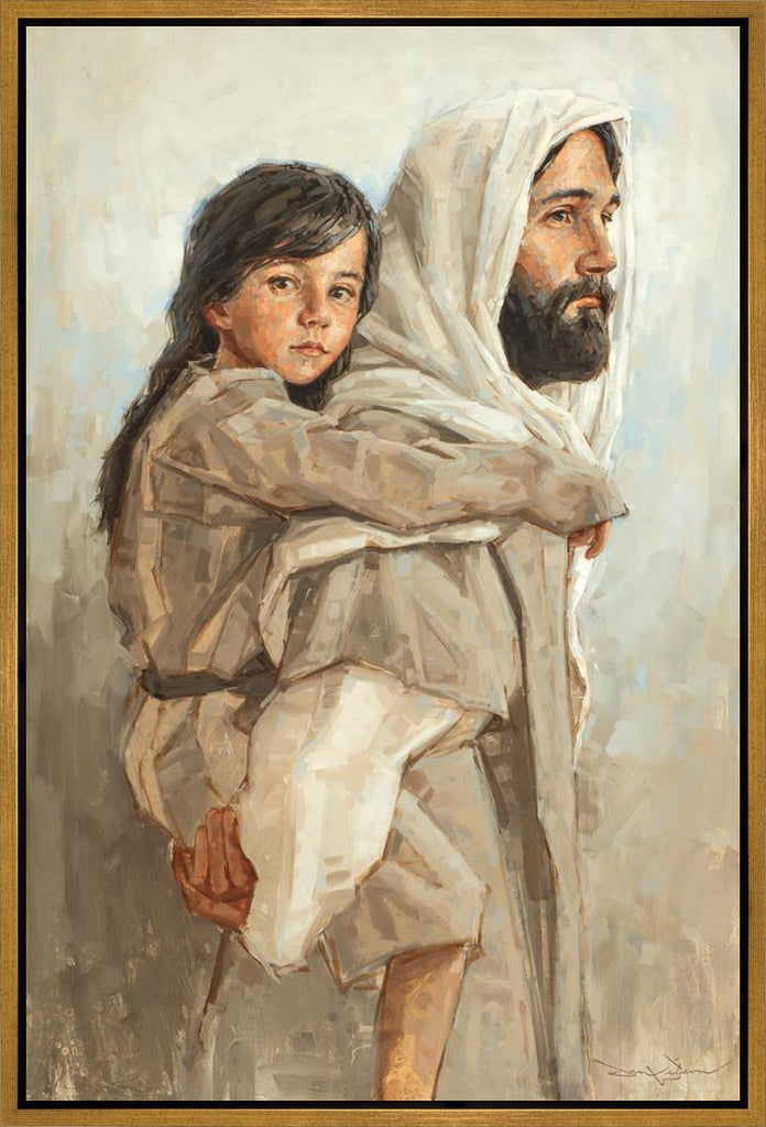 Carrying Her Home Gallery Wrap - Masterwork Canvas - Jesus is the Christ Prints