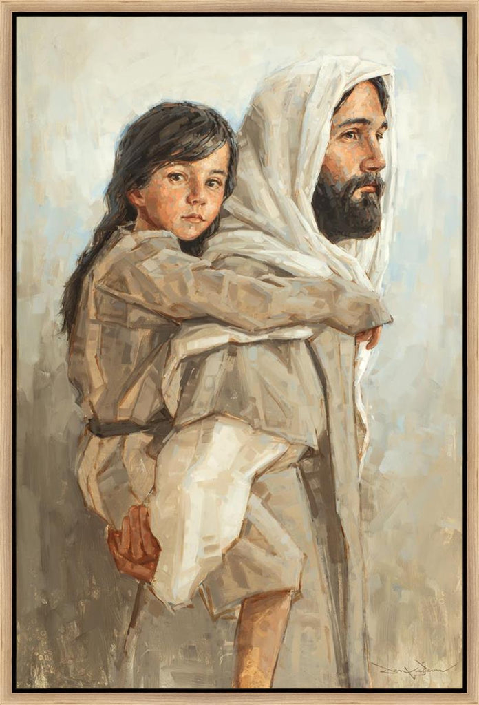 Carrying Her Home Gallery Wrap - Masterwork Canvas - Jesus is the Christ Prints