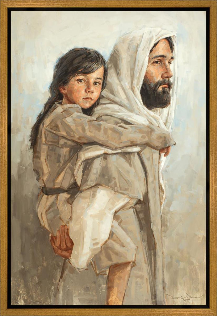 Carrying Her Home Gallery Wrap - Masterwork Canvas - Jesus is the Christ Prints