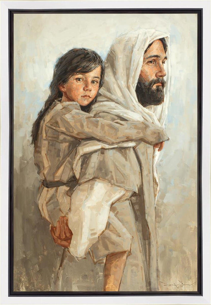 Carrying Her Home Gallery Wrap - Masterwork Canvas - Jesus is the Christ Prints