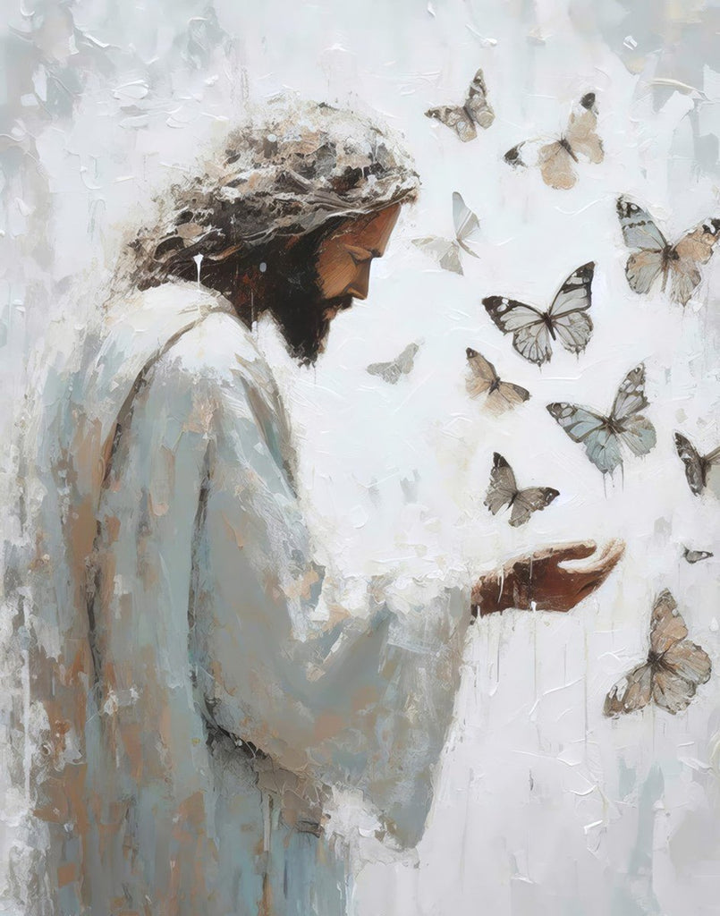 Delicate Wings Gallery Wrap - Masterwork Canvas - Jesus is the Christ Prints