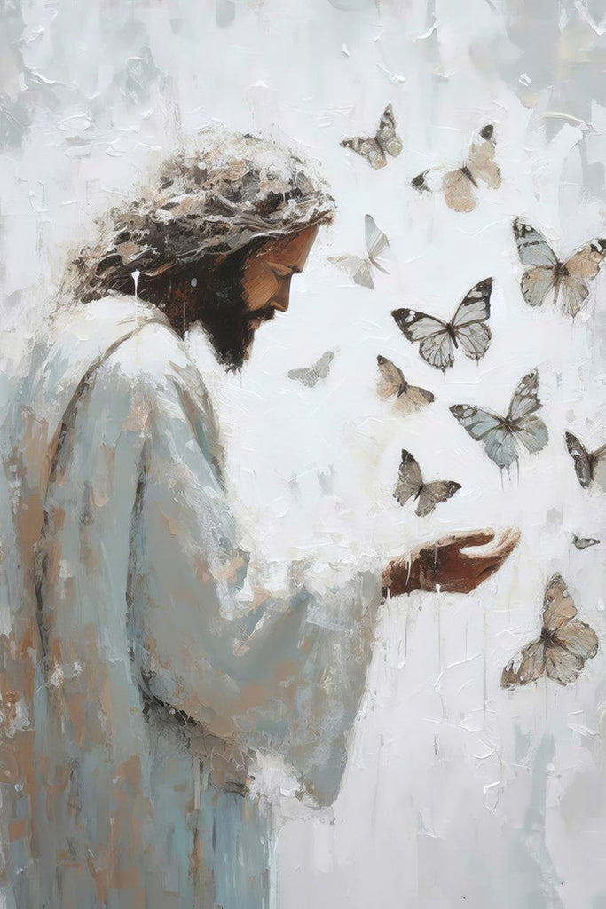 Delicate Wings Gallery Wrap - Masterwork Canvas - Jesus is the Christ Prints