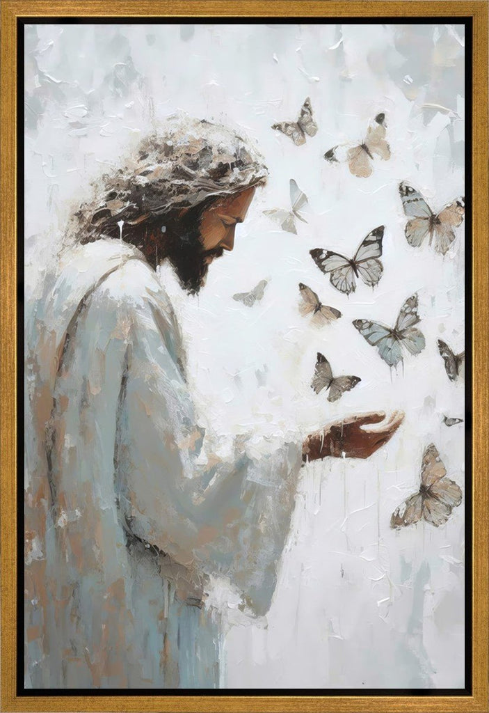 Delicate Wings Gallery Wrap - Masterwork Canvas - Jesus is the Christ Prints