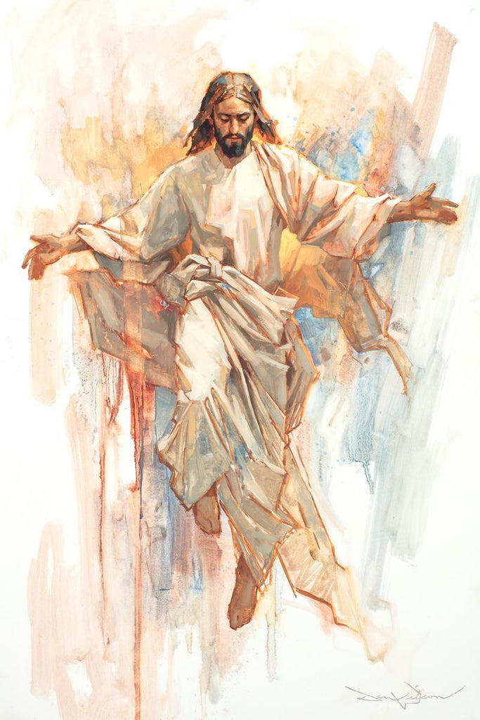 Hope Descending Gallery Wrap - Masterwork Canvas - Jesus is the Christ Prints