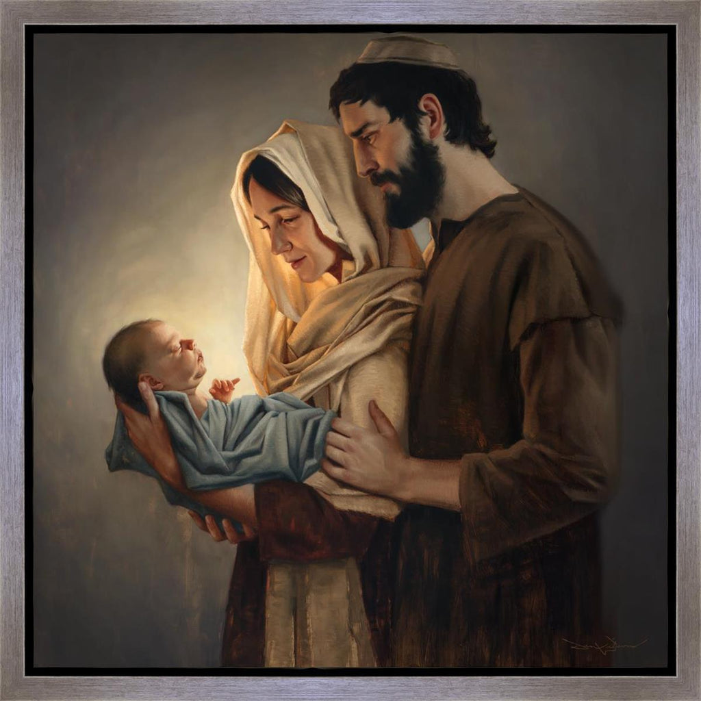 Hope is Born Gallery Wrap - Masterwork Canvas - Jesus is the Christ Prints