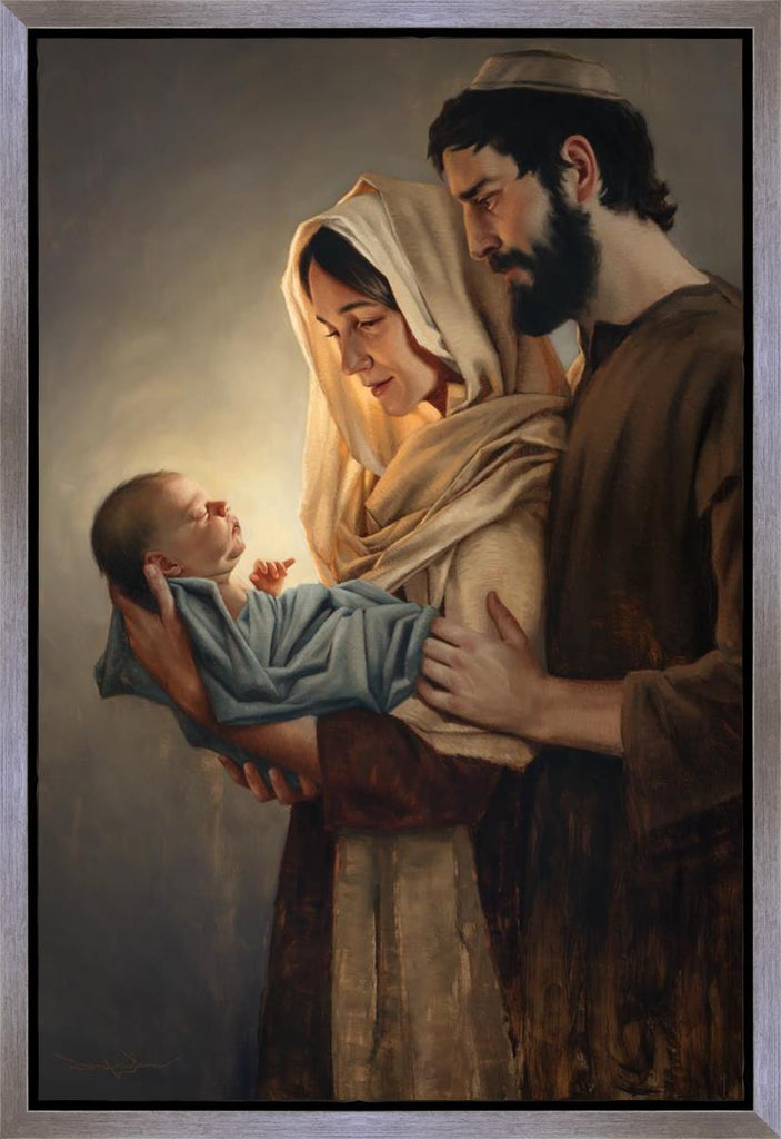 Hope is Born Gallery Wrap - Masterwork Canvas - Jesus is the Christ Prints