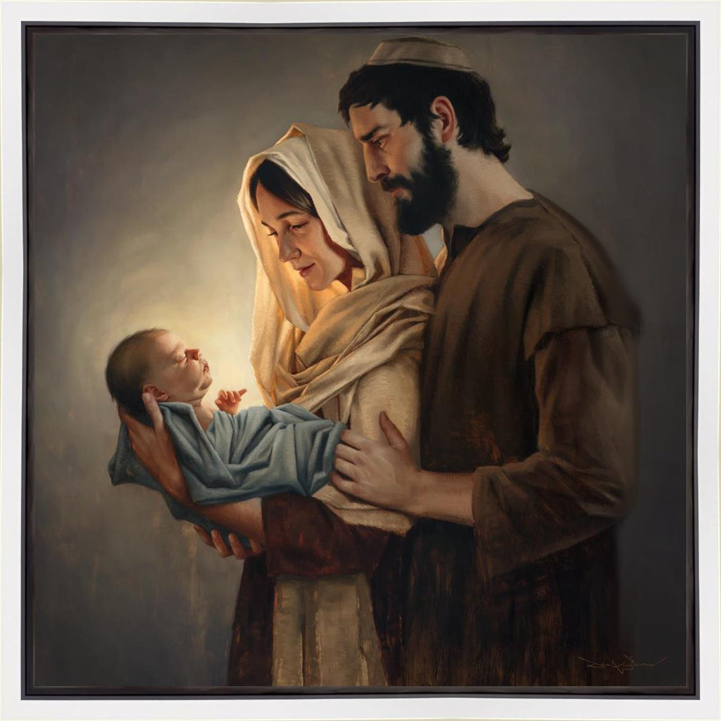 Hope is Born Gallery Wrap - Masterwork Canvas - Jesus is the Christ Prints