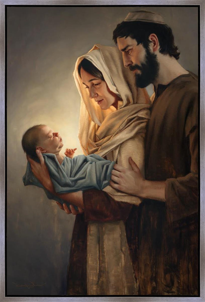 Hope is Born Gallery Wrap - Masterwork Canvas - Jesus is the Christ Prints