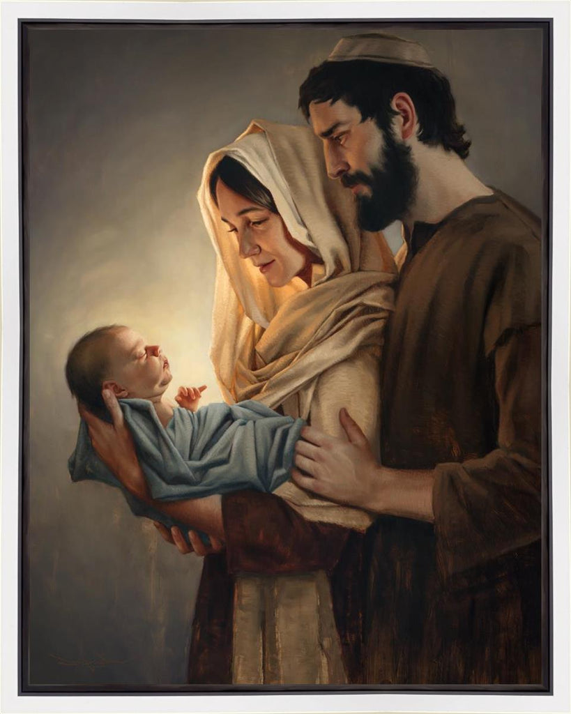 Hope is Born Gallery Wrap - Masterwork Canvas - Jesus is the Christ Prints