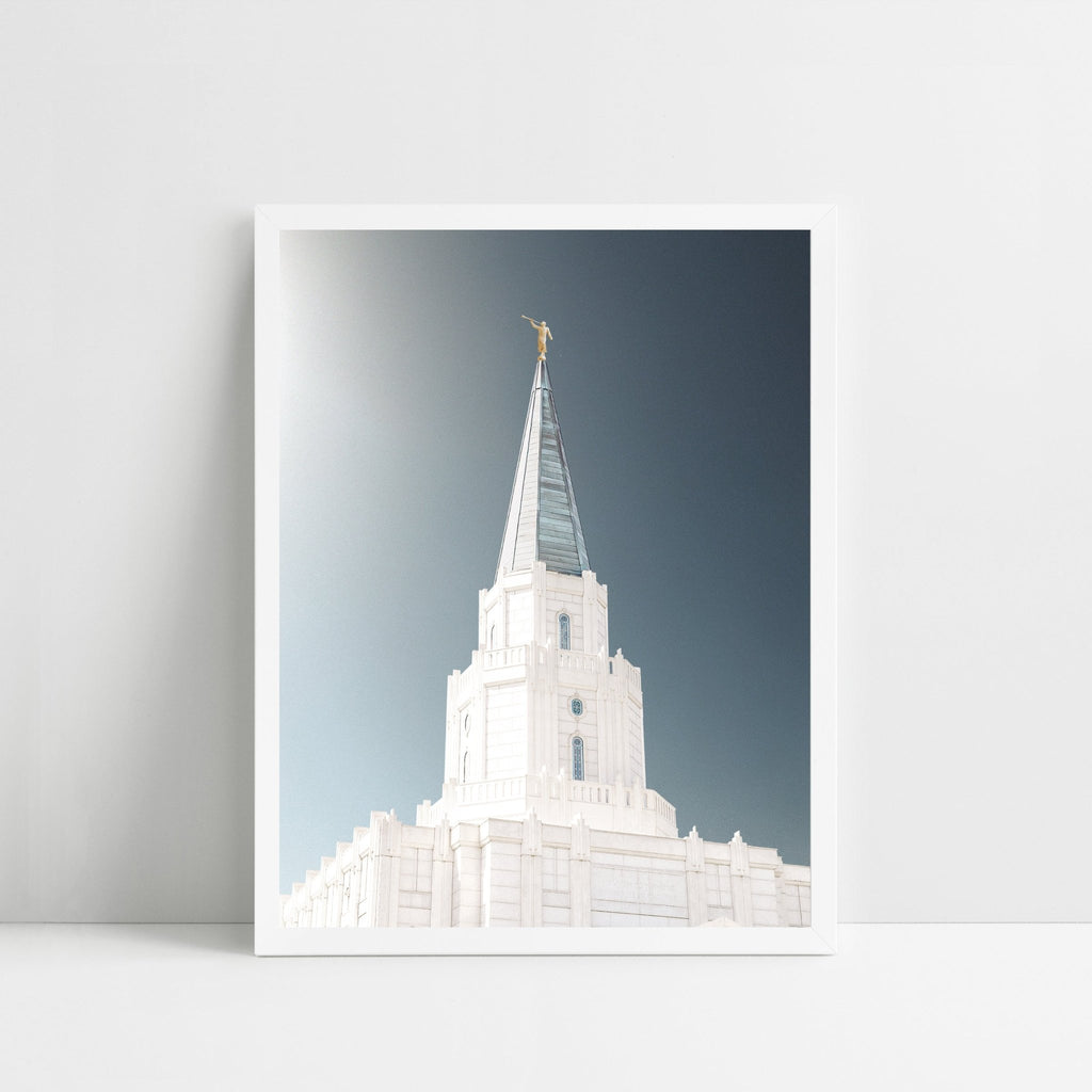 Houston Texas Temple Spire - Jesus is the Christ Prints