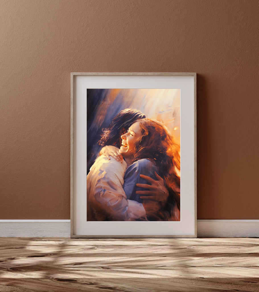 In the Savior´s Arms - Jesus is the Christ Prints