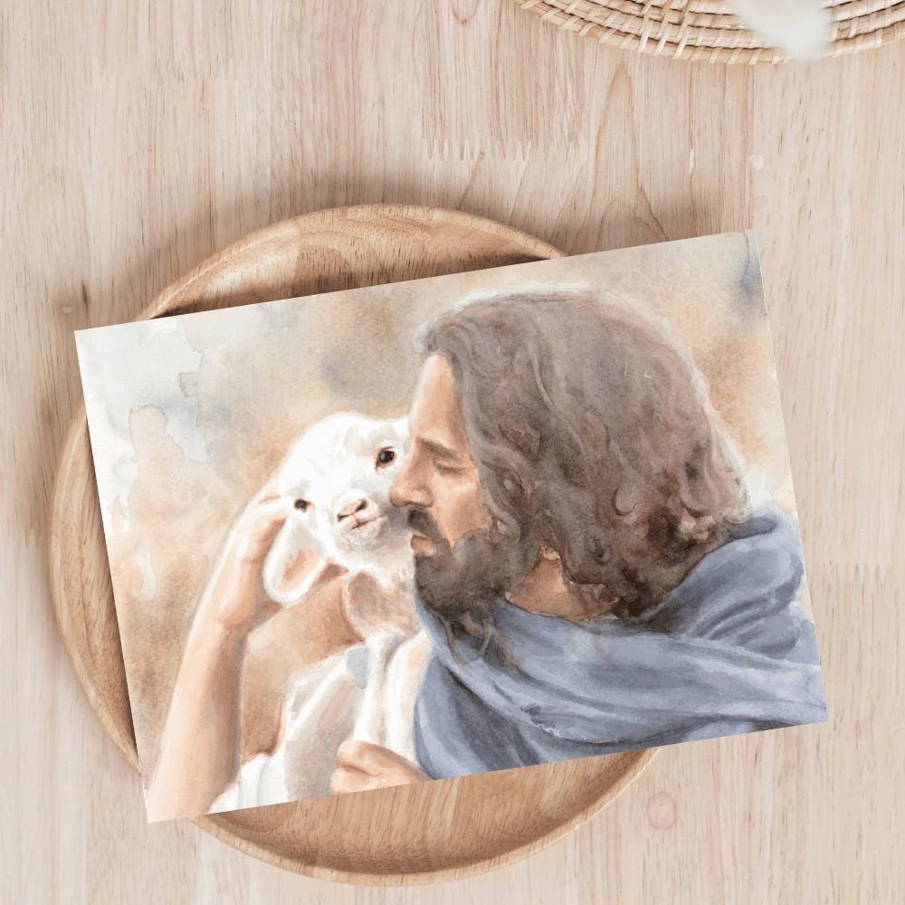 Jesus and the Lamb - Jesus is the Christ Prints