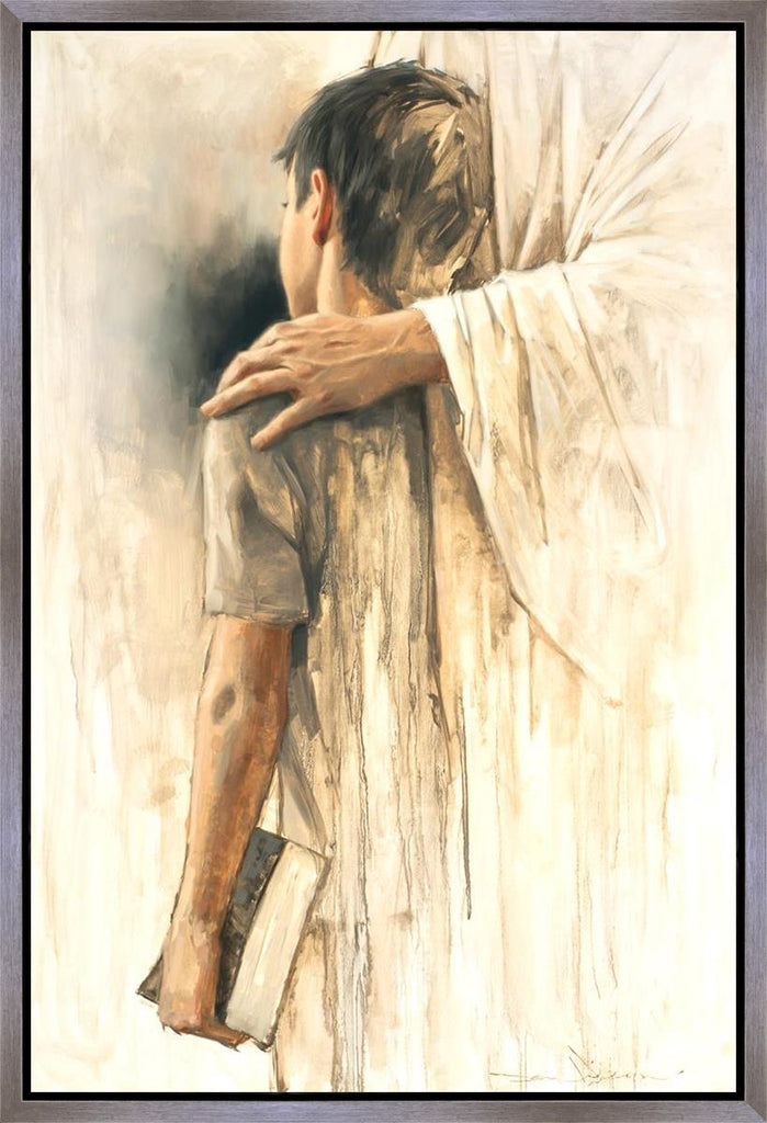 Leaning on His Love Gallery Wrap - Masterwork Canvas - Jesus is the Christ Prints