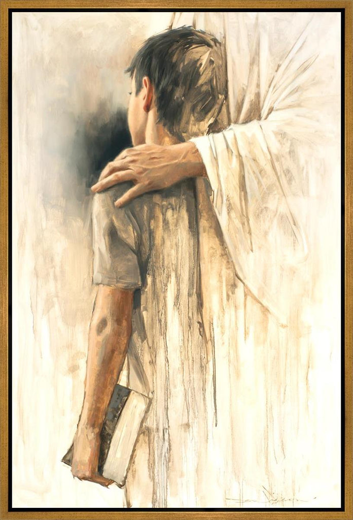 Leaning on His Love Gallery Wrap - Masterwork Canvas - Jesus is the Christ Prints