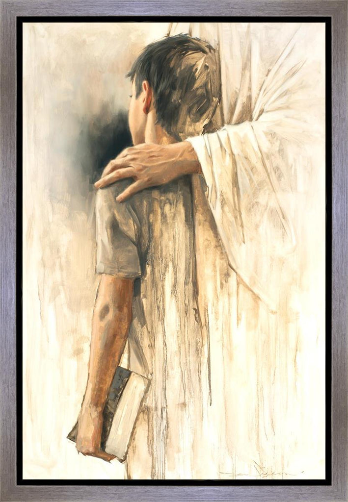 Leaning on His Love Gallery Wrap - Masterwork Canvas - Jesus is the Christ Prints