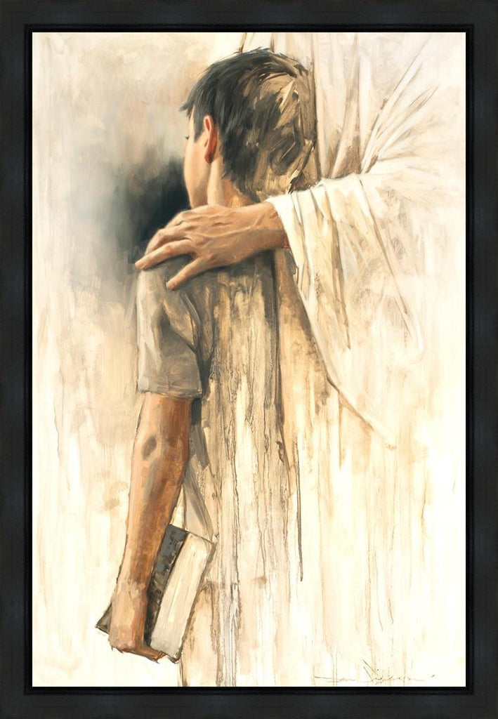 Leaning on His Love Gallery Wrap - Masterwork Canvas - Jesus is the Christ Prints