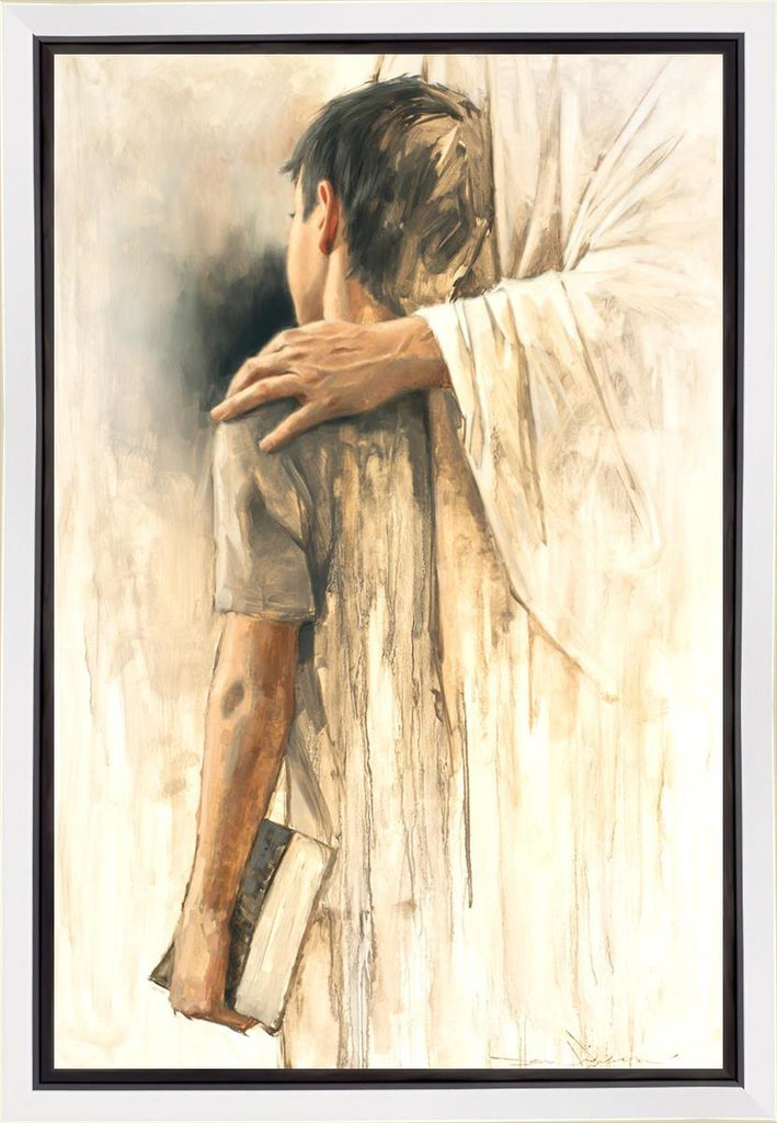 Leaning on His Love Gallery Wrap - Masterwork Canvas - Jesus is the Christ Prints