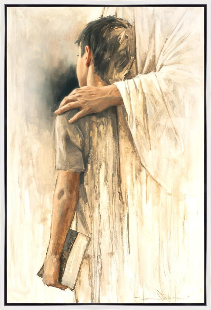 Leaning on His Love Gallery Wrap - Masterwork Canvas - Jesus is the Christ Prints