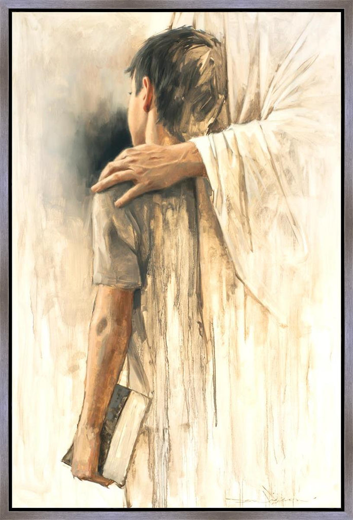 Leaning on His Love Gallery Wrap - Masterwork Canvas - Jesus is the Christ Prints